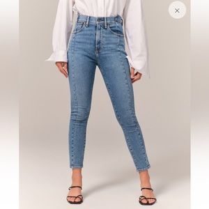 Abercrombie High Rise Super Skinny Ankle Jean